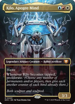 Kilo, Apogee Mind (Borderless) (003) [Commander: Edge of Eternities]  Foil