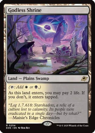 Godless Shrine (254) [Edge of Eternities]  Foil