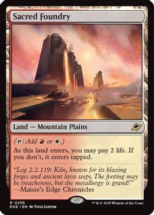 Sacred Foundry (256) [Edge of Eternities]  Foil