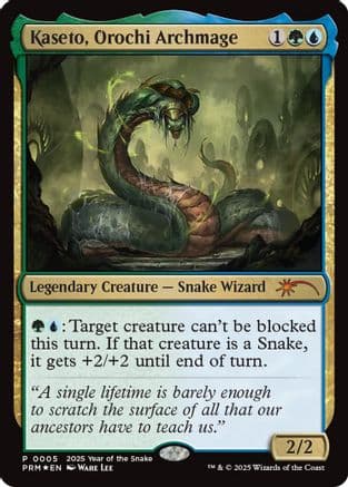 Kaseto, Orochi Archmage (Year of the Snake 2025) (005) [Standard Showdown Promos]  Foil