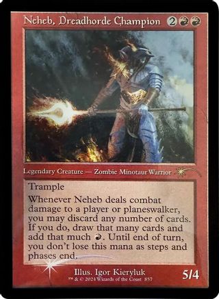 Neheb, Dreadhorde Champion (Retro Frame) |  Foil (857) [Secret Lair Drop Series]