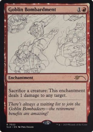 Goblin Bombardment (7022) (7022) [Secret Lair Drop Series]  Foil