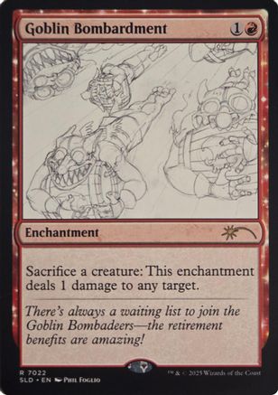 Goblin Bombardment (7022) (7022) [Secret Lair Drop Series]  Foil