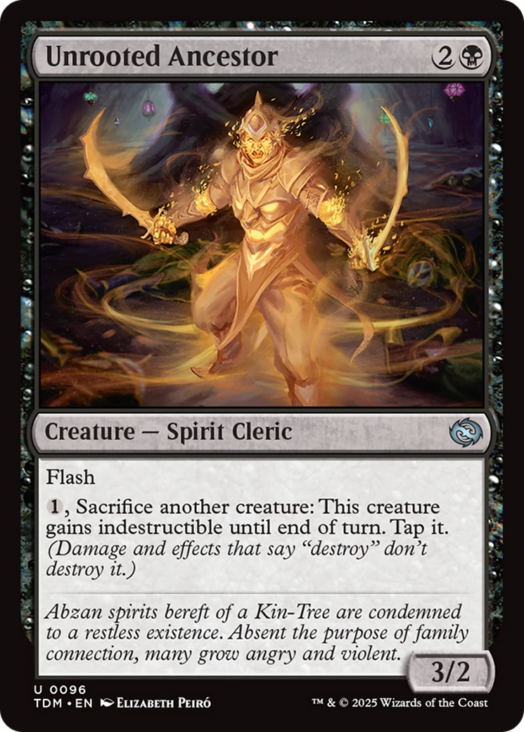 Unrooted Ancestor (096) [Tarkir: Dragonstorm]  Foil