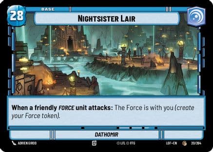 Nightsister Lair // Shield |  (020/264 // T02/T03)  [Legends of the Force]