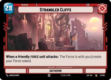 Strangled Cliffs // Force |  (027/264 // T03/T03)  [Legends of the Force]