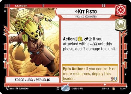 Kit Fisto - Focused Jedi Master |  (011/264)  [Legends of the Force]