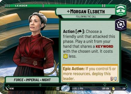 Morgan Elsbeth - Following the Call (Hyperspace) |  (269)  [Legends of the Force]
