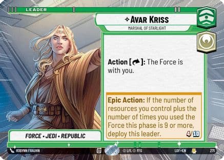 Avar Kriss - Marshal of Starlight (Hyperspace) |  (271)  [Legends of the Force]
