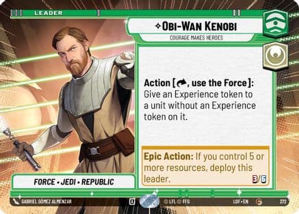 Obi-Wan Kenobi - Courage Makes Heroes (Hyperspace) |  (272)  [Legends of the Force]