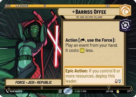 Barriss Offee - We Have Become Villains (Hyperspace) |  (277)  [Legends of the Force]
