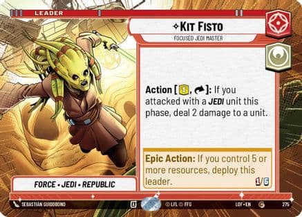 Kit Fisto - Focused Jedi Master (Hyperspace) |  (275)  [Legends of the Force]