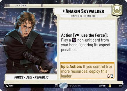 Anakin Skywalker - Tempted by the Dark Side (Hyperspace) |  (282)  [Legends of the Force]