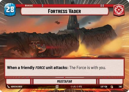 Fortress Vader // Shield (Hyperspace) |  (290 // T02)  [Legends of the Force]