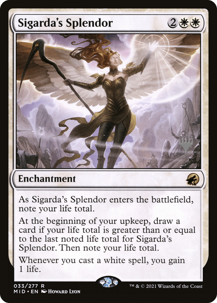 Sigarda's Splendor (Promo Pack) [Innistrad: Midnight Hunt Promos] Foil