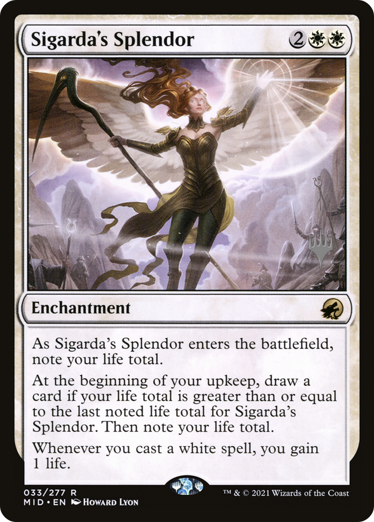 Sigarda's Splendor (Promo Pack) [Innistrad: Midnight Hunt Promos] Foil