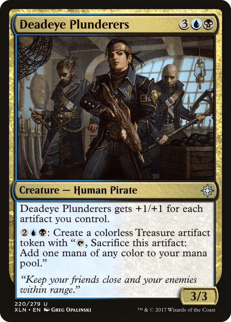 Deadeye Plunderers [Ixalan] Foil