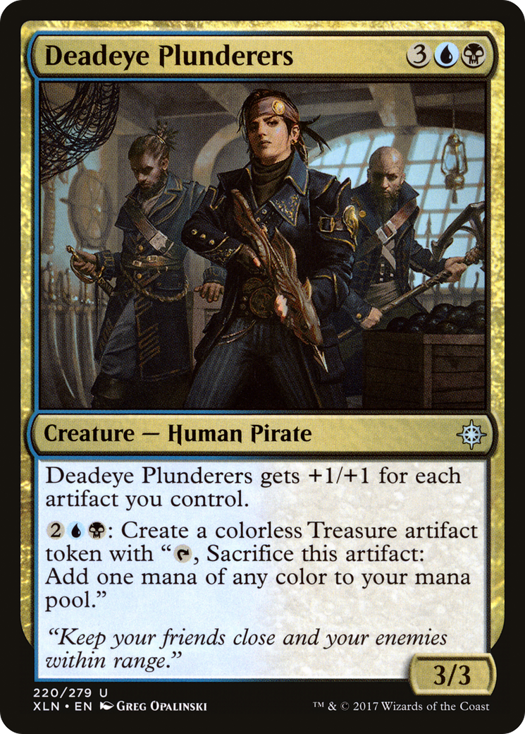 Deadeye Plunderers [Ixalan] Foil