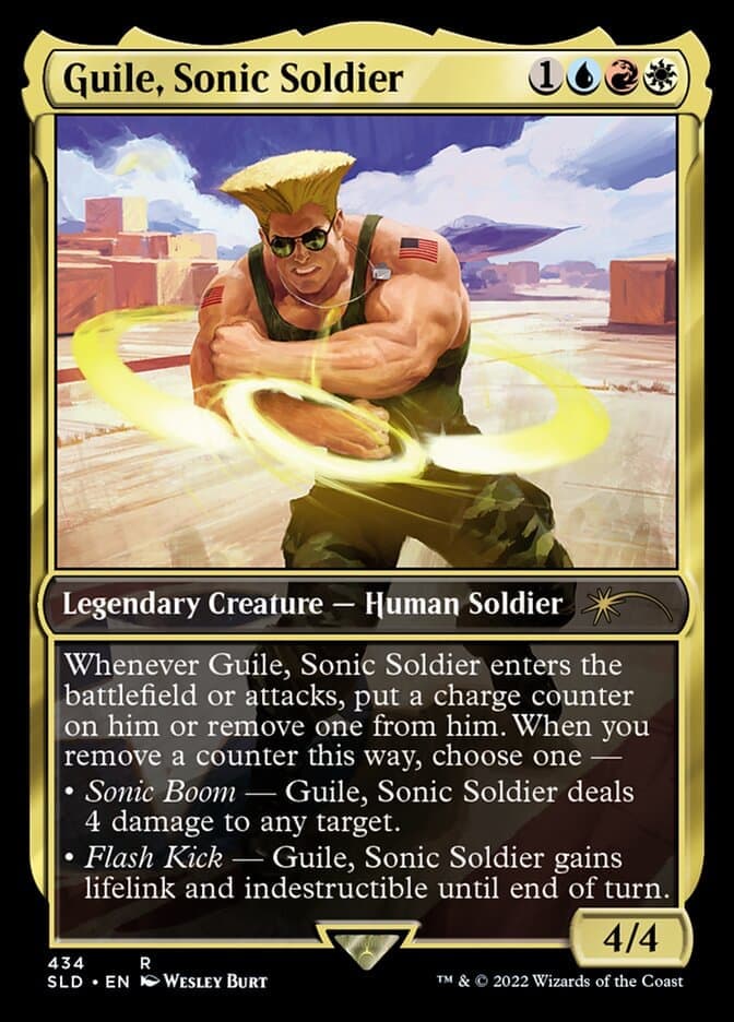 Guile, Sonic Soldier [Secret Lair Drop Series] Foil