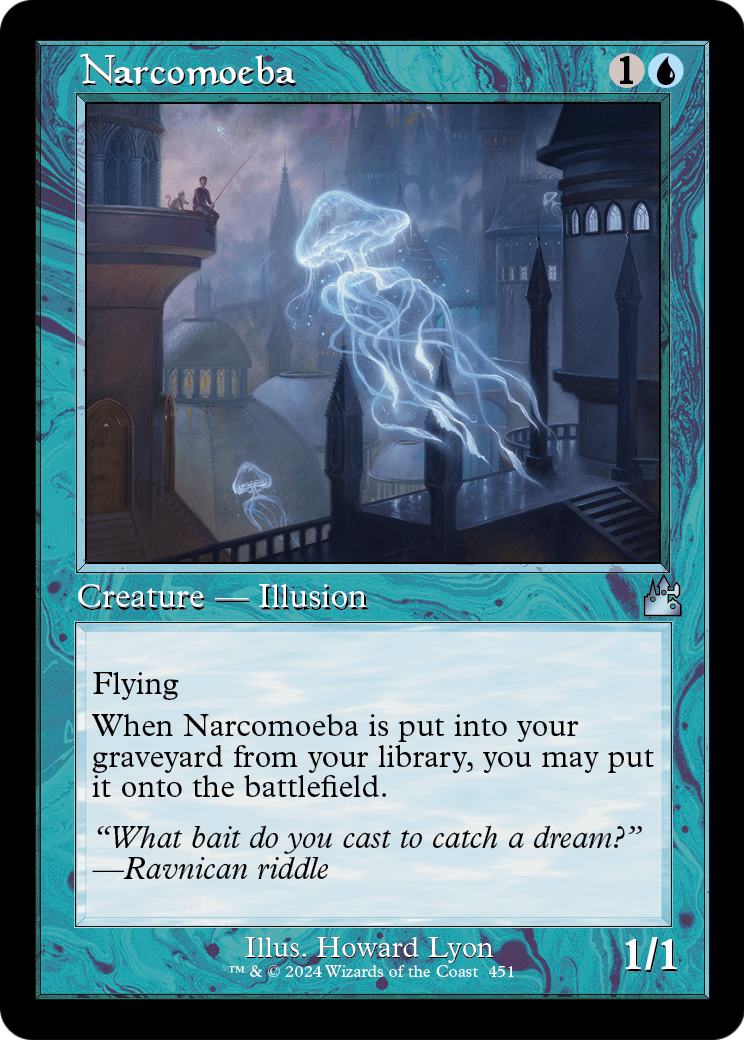 Narcomoeba (Retro Frame) [Ravnica Remastered] Foil