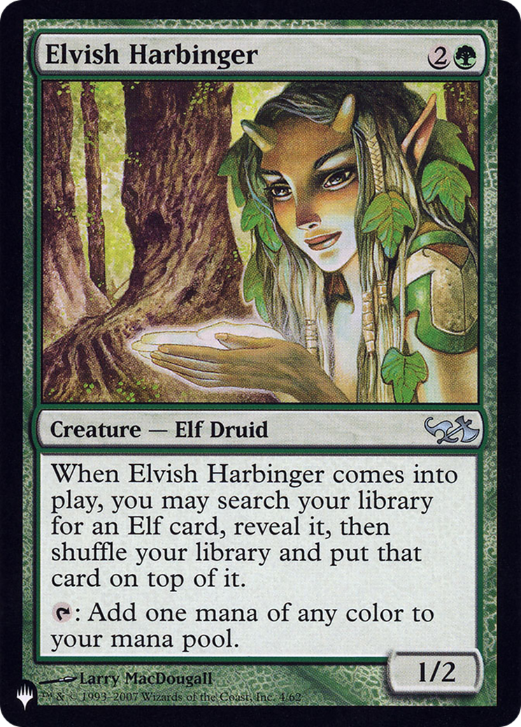 Elvish Harbinger |  (DD1-4) [The List]
