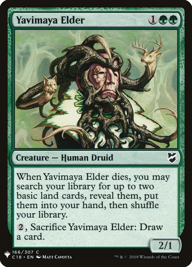 Yavimaya Elder |  (C18-166) [The List]
