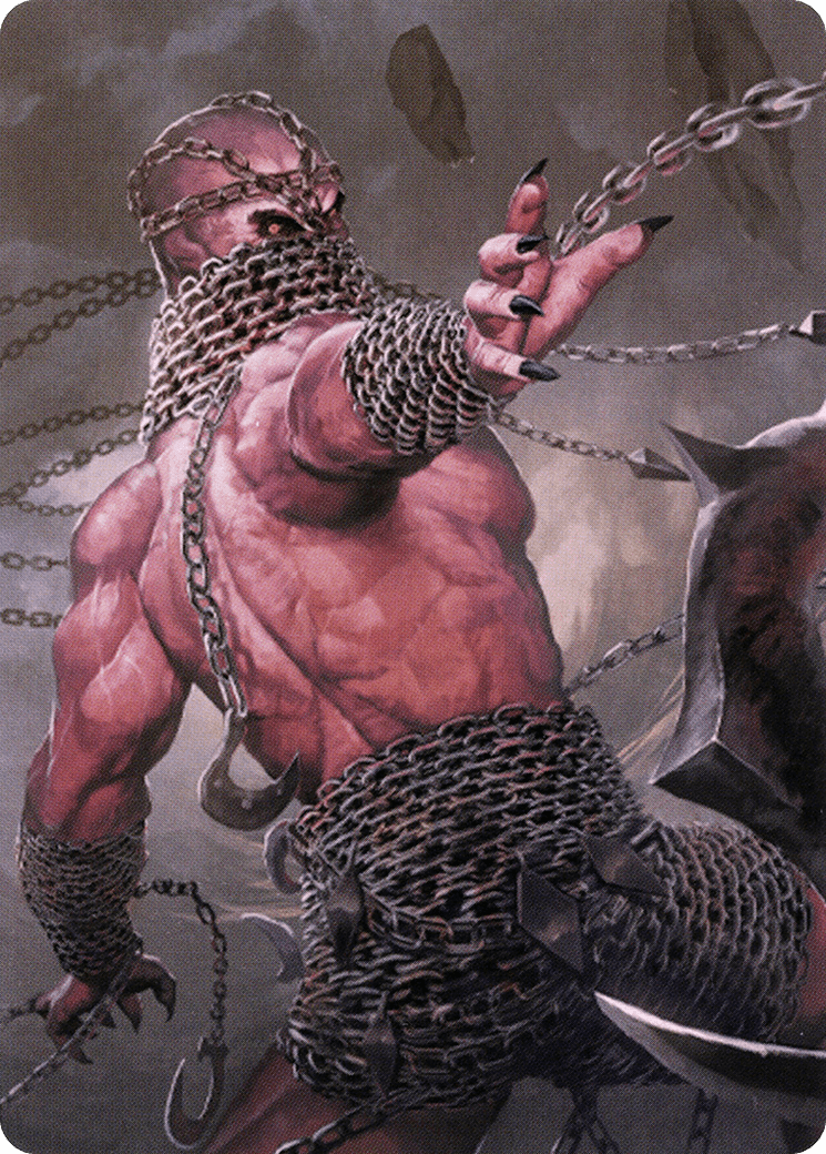Chain Devil // Chain Devil (ACLB-008) - Battle for Baldur's Gate Art Series (Borderless)