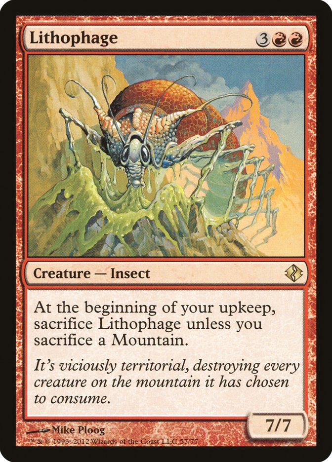 Lithophage 57/77 (Duel Decks: Venser vs. Koth) 