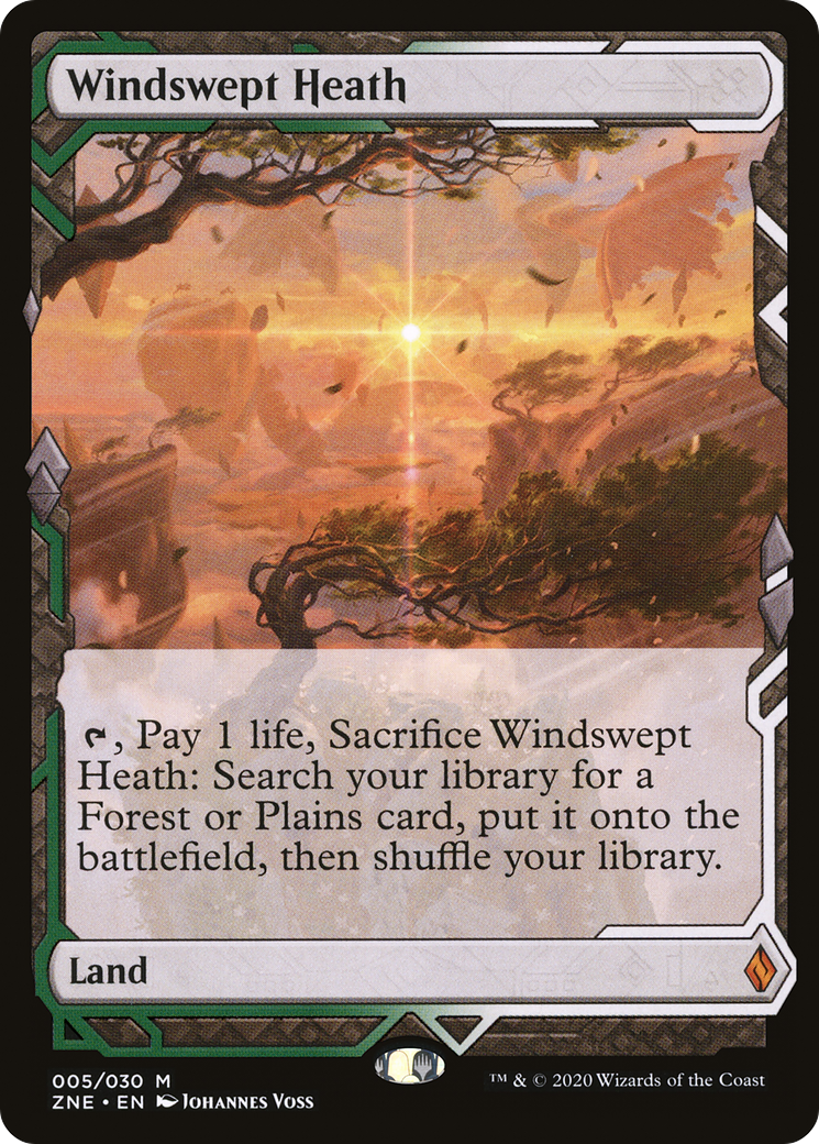 Windswept Heath (Expeditions) [Zendikar Rising Expeditions] Foil