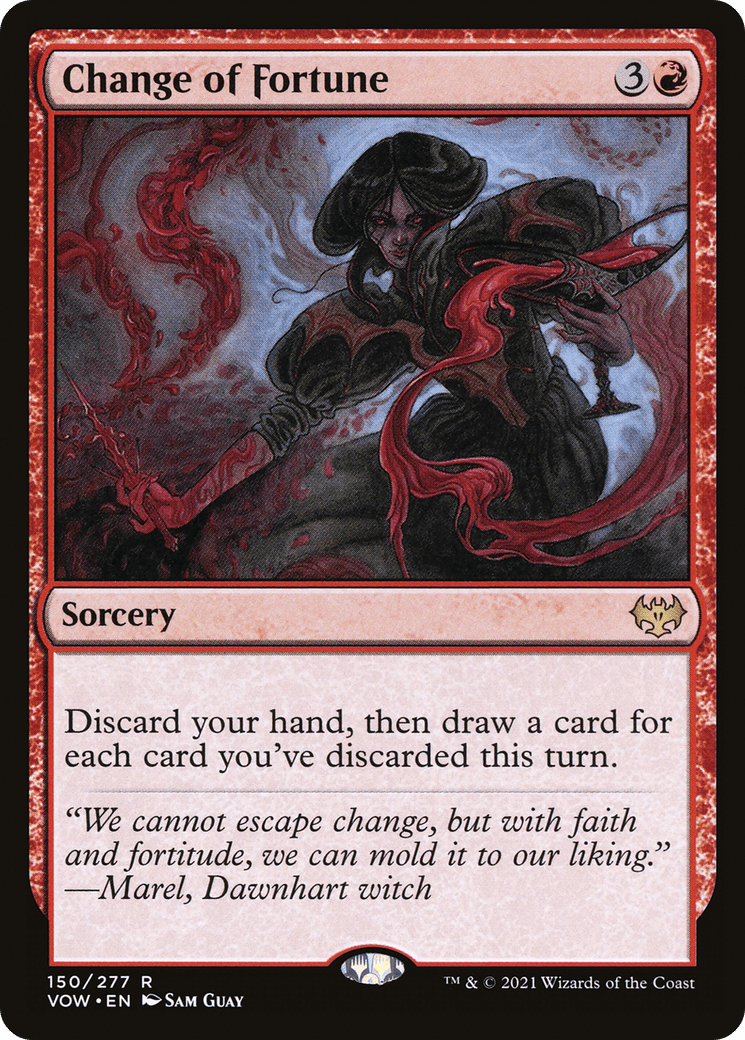 Change of Fortune [Innistrad: Crimson Vow] Foil