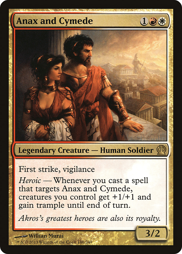 Anax and Cymede [Theros] Foil