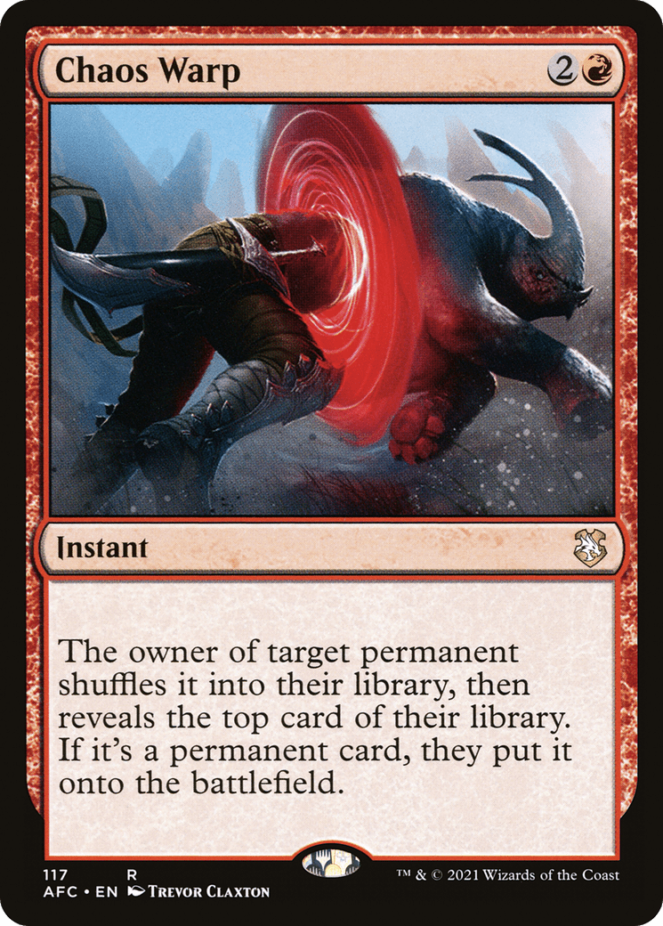 Chaos Warp [Dungeons & Dragons: Adventures in the Forgotten Realms Commander]