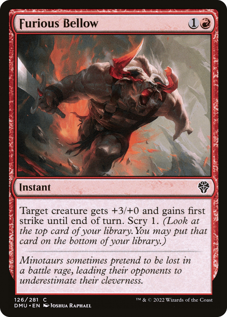 Furious Bellow [Dominaria United] Foil