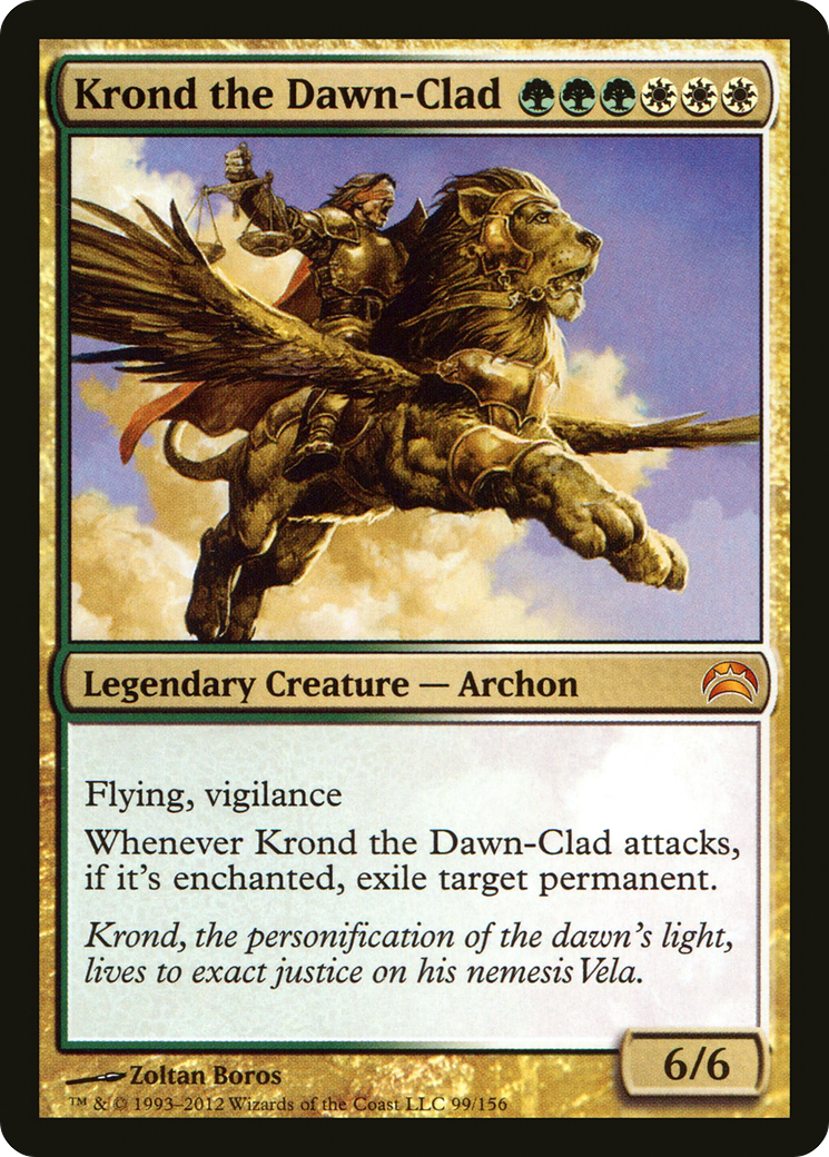 Krond the Dawn-Clad (099) [Planechase 2012]  Foil