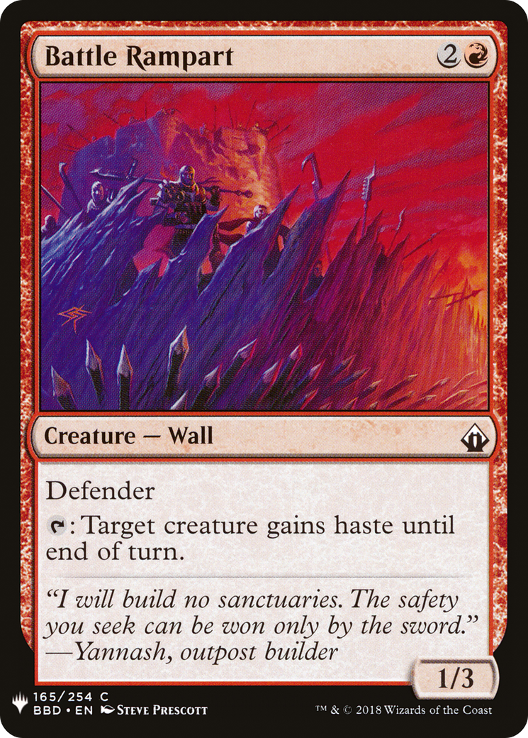 Battle Rampart |  (BBD-165) [The List]