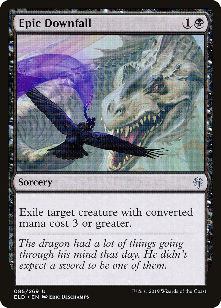 Epic Downfall [Throne of Eldraine] Foil