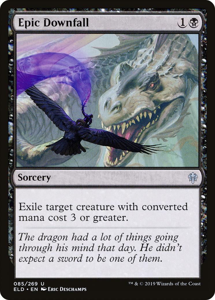 Epic Downfall [Throne of Eldraine] Foil