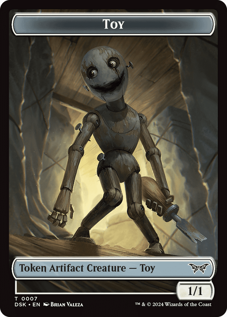 Toy Token [Duskmourn: House of Horror Tokens] Foil