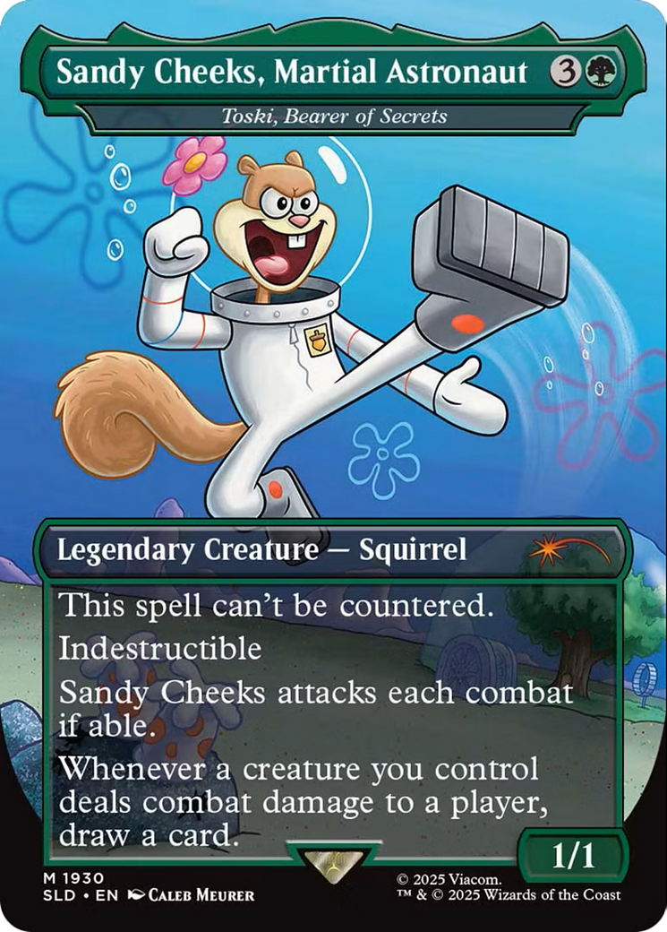 Sandy Cheeks, Martial Astronaut - Toski, Bearer of Secrets (1930) [Secret Lair Drop Series]  Foil