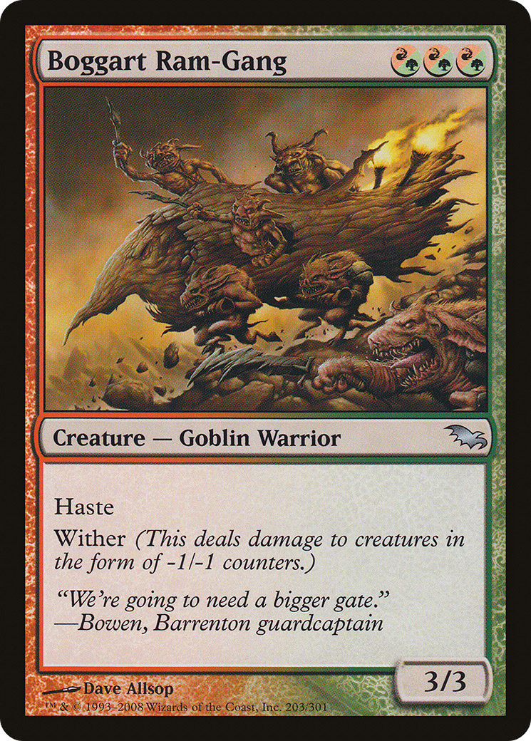 Boggart Ram-Gang [Shadowmoor] Foil