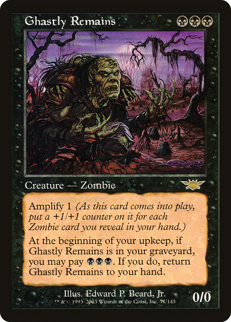Ghastly Remains [Legions] Foil