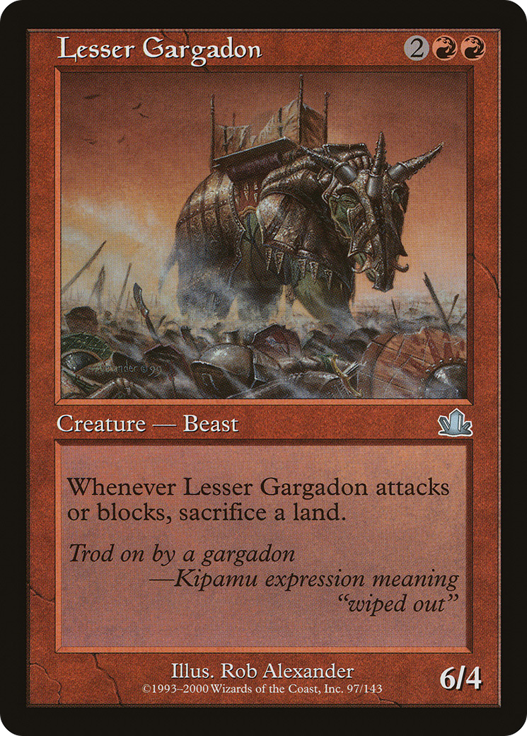 Lesser Gargadon [Prophecy] Foil