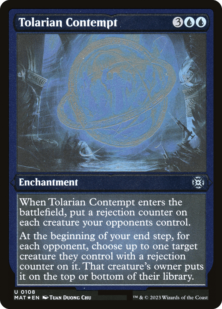 Tolarian Contempt (MAT-108) - March of the Machine: The Aftermath Etched Foil