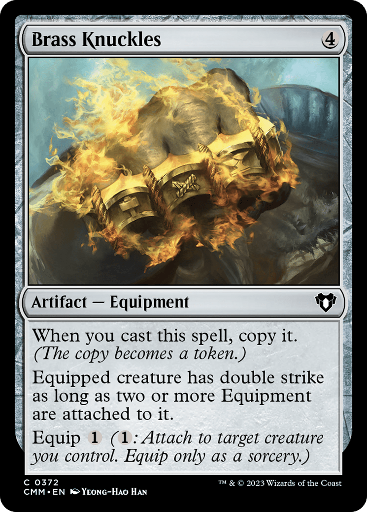 Brass Knuckles [Commander Masters] Foil
