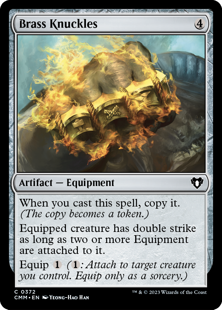 Brass Knuckles [Commander Masters] Foil