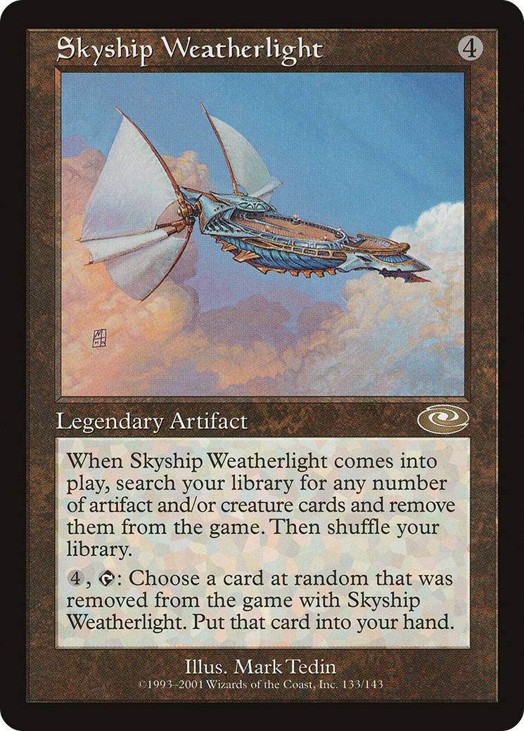 Skyship Weatherlight (Mark Tedin) [Planeshift] Foil