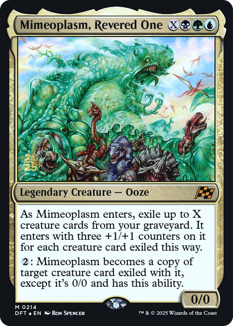 Mimeoplasm, Revered One (-214) [Prerelease Cards]  Foil