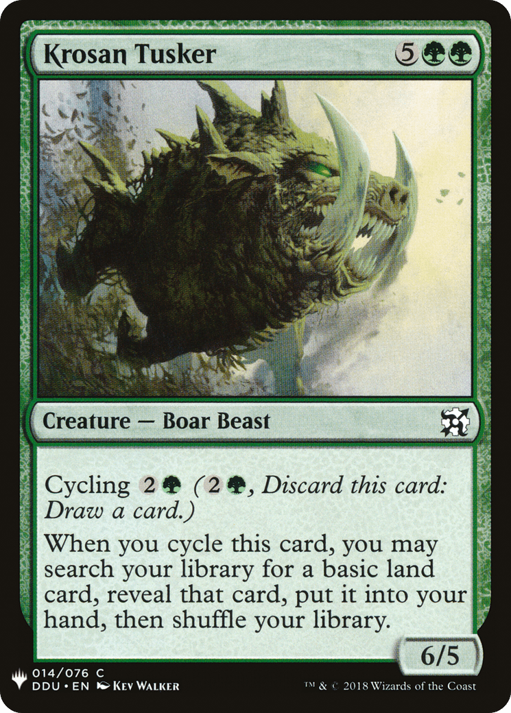 Krosan Tusker |  (DDU-14) [The List]