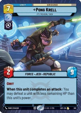 Pong Krell - It's Treason, Then (Hyperspace) |  (302)  [Legends of the Force]