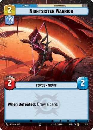 Nightsister Warrior (Hyperspace) |  (323)  [Legends of the Force]